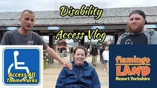 Flamingo Land ♿️disability vlog august 2020