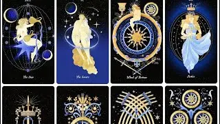 Обзор колоды «Aurora Tarot» от студии Cocorrina, 2024.✨🌜✨