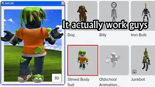 This Roblox Slimed Body Suit avatar Actually work