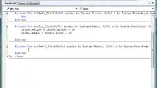 Visual Basic: Size and Location Properties