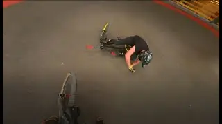Je le fais tomber dans un virage !