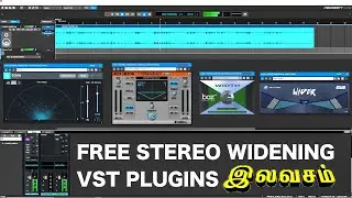 Free Stereo Widening VST Plugins In Tamil | Ozone Imager | Wider | Width Knob | A1 Stereo Control