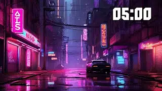 Cyber 5-Minute Timer | No Music for Uninterrupted Focus