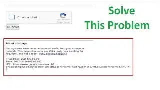 Fix Google Search Problem 