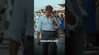 Classic masculine body language - calm yet confident
