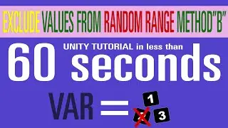 Unity Exclude values from Random Range Method 