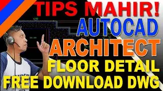 Floor Detail in Autocad | floor detail drawing | how to draw floor plan autocad