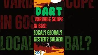 Variable Scope in 60s in Dart! 