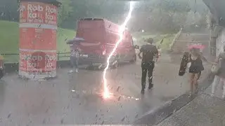 The Sun disappeared and the Day Turns into a Scary Darkness! ⚠️Terrible Storm Hits Krakow, Poland