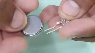 Easy homemade led flashlight Keychain.