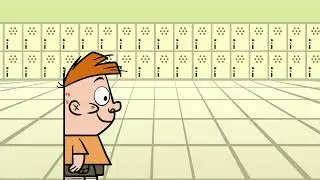 My gym partner's a monkey - characters spinning (ANIMATION)