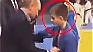 Путин показал секретный приём школьнику