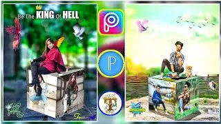 3D Photo Editing l Picsart 3D Photo Editing l 3D Cube Photo Kaise Banaye l Techmost l
