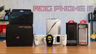 This is the ROG Phone 6 + ALL accessories!