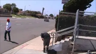 Arturo Lopez fs board slide kink attempts ...