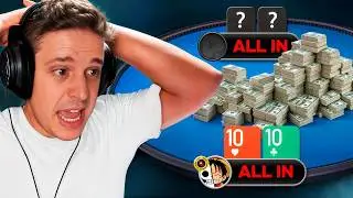 ALL IN con DIECES con $1,000,000 en juego !!