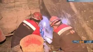 Профессия крепильщика - самая физически сложная на руднике 