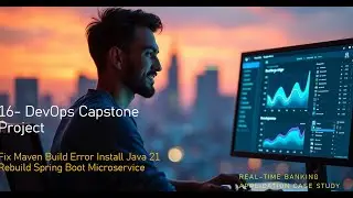 16  DevOps Capstone Project  Fix Maven Build Error  Install Java 21 Rebuild Spring Boot Microservice