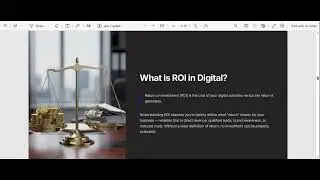 Digital Strategy for Commercial Success ROI, KPIs & Digital Audit Explained