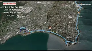 Jetty 2 Jetty Fun Run 2023: fly over the race path!
