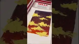 #3dprinting sunset clouds🌅 #gelprinting #gelliarts #sunsetart #sunsetview #sunsets #clouds #shorts