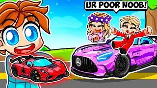 My BULLY Called Me Poor, So I Spent $100,000 for the FASTEST CAR in Roblox Driving Empire!