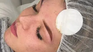 Learn with me how to tattoo powder brows 🤍