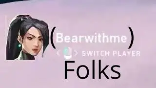 Bear with me folks