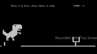 Google Chrome Dianasour Game Tutorial