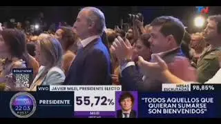 19.11.2023 | Discurso completo del Presidente Electo de Argentina Javier Milei