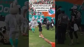 Tyreek Hill handcuff celebration #shorts