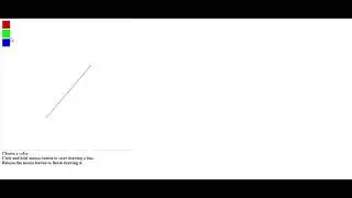 Computer Graphics: Assignment - Paint - Drawling lines on HTML Canvas