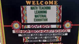 State level Maths TLM exhibition…Delhi Govt schools….