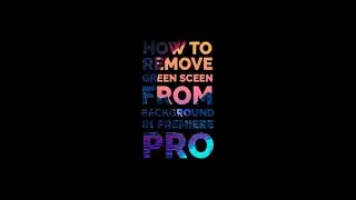 How to remove green screen❤️✅