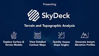 Terrain and Topographic Analysis on SkyDeck - Cloud-based Drone Data Management Platform