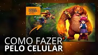 [PASSO A PASSO] Como fazer THUMBNAIL PELO CELULAR (LoL Wild Rift) - Alex F Design