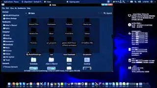 Linux Regal Darken blue theme set for zeus and Titan