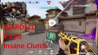 WARDELL insane 4k Clutch moment Twitch moment
