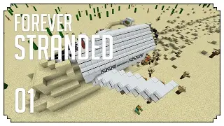 ►Forever Stranded: CRASH LANDING SEQUEL! (Modded Minecraft #1)◄ | iJevin