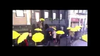 The end of one episode of  How I met your mother show