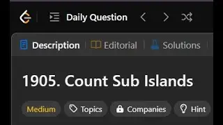 1905. Count Sub Islands || LeetCode || Daily Challenges ||  LogicBytesbyAK || JAVA ||