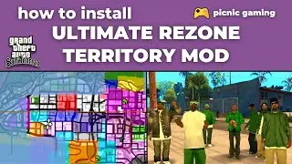 How to install Ultimate Rezone Territory Mod for GTA San Andreas | Spawn Gang Members Mod GTA SA