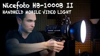 Nicefoto HB-1000B II Review - Hand held LED Video light