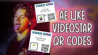 AE Like Video Star Qr Codes YOU NEED [ Transitions ]