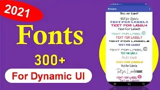 Labels Fonts 2021 How to Create Marquee Text in Kodular Using Label Component dynamic app
