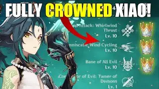 FULLY CROWNED XIAO HOW MUCH DAMAGE?? [Genshin Impact]