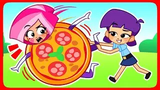 Giant Pizza for Kids! 🍕 It’s a Pizza Rain! 🌧️ Funny Cartoons for Children by SuPaBoo