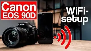 How to connect Canon EOS 90D with smartphone or tablet | Canon Camera Connect | english guide