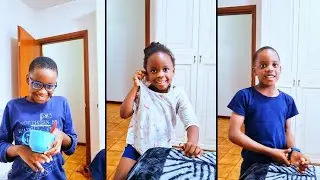 I told my children to speak in our dialect, but Blessing took over the show! 🤩