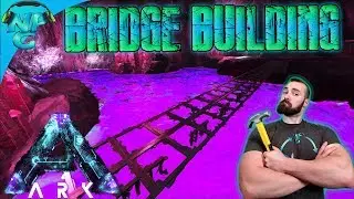 ARK Aberration Building a Bridge 🌉 Across the Element Lake and Adventure to the Surface 🌞! S1E24